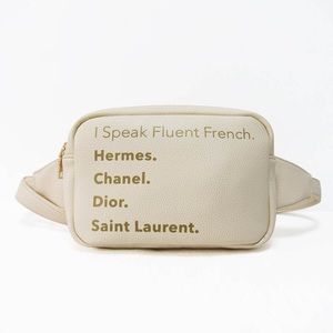 I Speak Fluent French Crossbody Bag